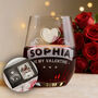 Personalised Be My Valentine Stemless Glass, thumbnail 1 of 7