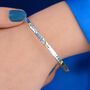Personalised Sterling Silver Mia Heart Bangle, thumbnail 1 of 7
