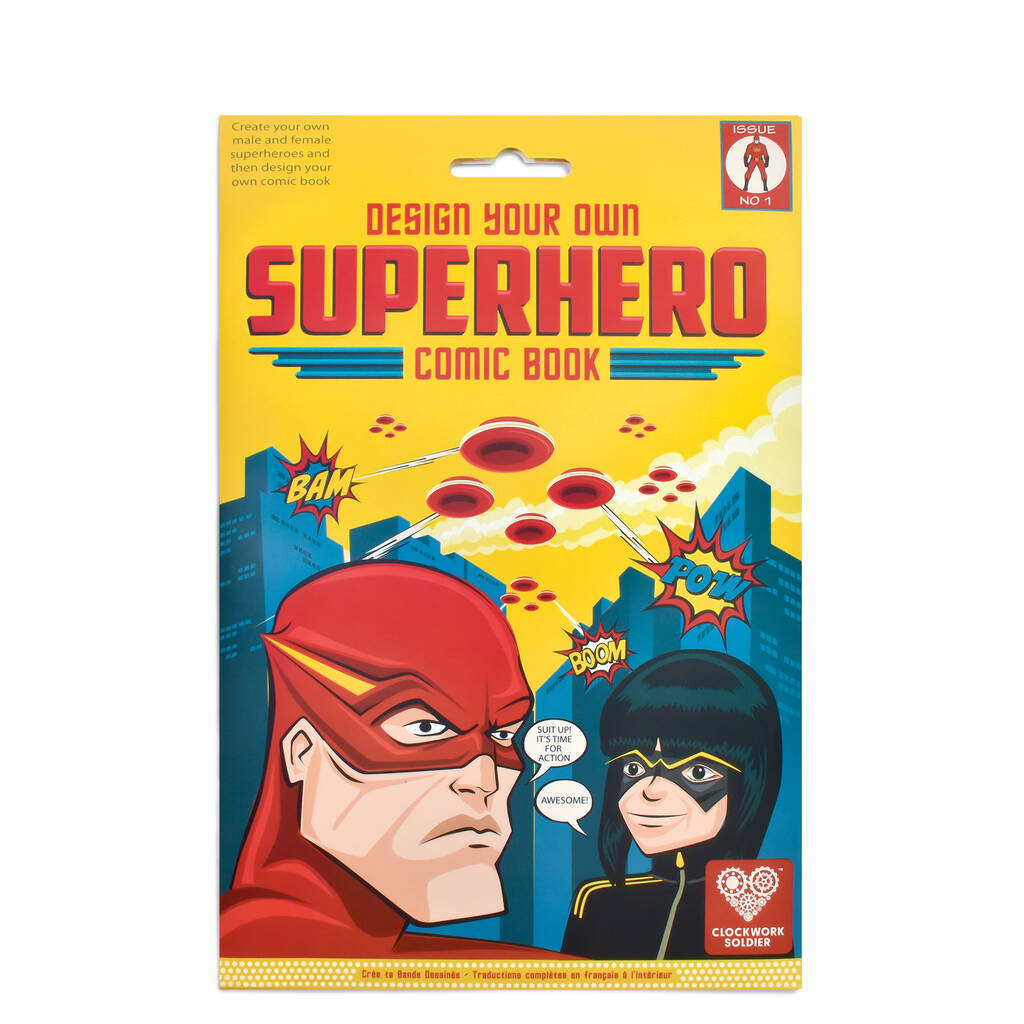 Design Your Own Superhero Comic Book, 1 of 5