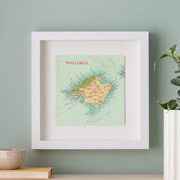 Personalised Mallorca Map Print Wall Art, 2 of 5
