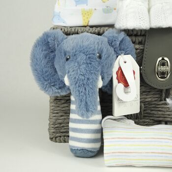 Blue Safari New Baby Gift Hamper, 2 of 6