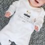 Personalised My First Christmas Sleep Suit Moonlight, thumbnail 1 of 2