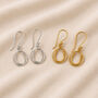 Horseshoe Drop Lightweight Earrings With Circle Frame, thumbnail 1 of 6