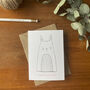 Easter Bunny Greeting Card, thumbnail 1 of 8