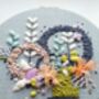 Abstract Embroidery Kit 'Seedlings', thumbnail 1 of 4