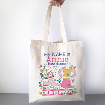 Personalised Disco, Steet, Ballet, And Tap Dancer Bag, 8 of 12