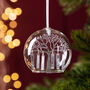 Personalised Family Tree Glass Dome Bauble, thumbnail 1 of 10