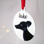 Personalised Dog Breed Christmas Decoration Bold, thumbnail 7 of 12