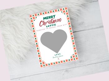 Personalised Christmas Scratch Card, 2 of 7