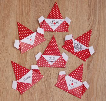Origami Santa Challenge Christmas Game, 4 of 5