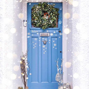 Christmas Snowflake Door/Wall Stickers, 4 of 7