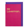 'Mr Loverman' Streamable Song Card, thumbnail 1 of 2