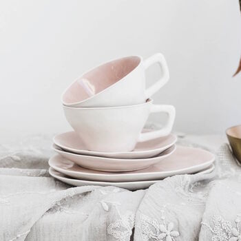 Blush Pink Porcelain Tableware, 2 of 6