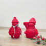 Festive Red Snowman Christmas Candle Decoration Gift, thumbnail 7 of 7