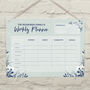 Personalised Floral A3 Wipe Clean Weekly Planner, thumbnail 1 of 2