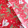 Folklore Red Christmas Tissue Paper Festive Four Sheet Set, thumbnail 4 of 4