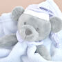Personalised Teddy Bear Comforter For Baby, thumbnail 3 of 9