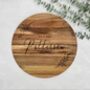 Personalised Engraved Acacia Cheese Board, thumbnail 7 of 8