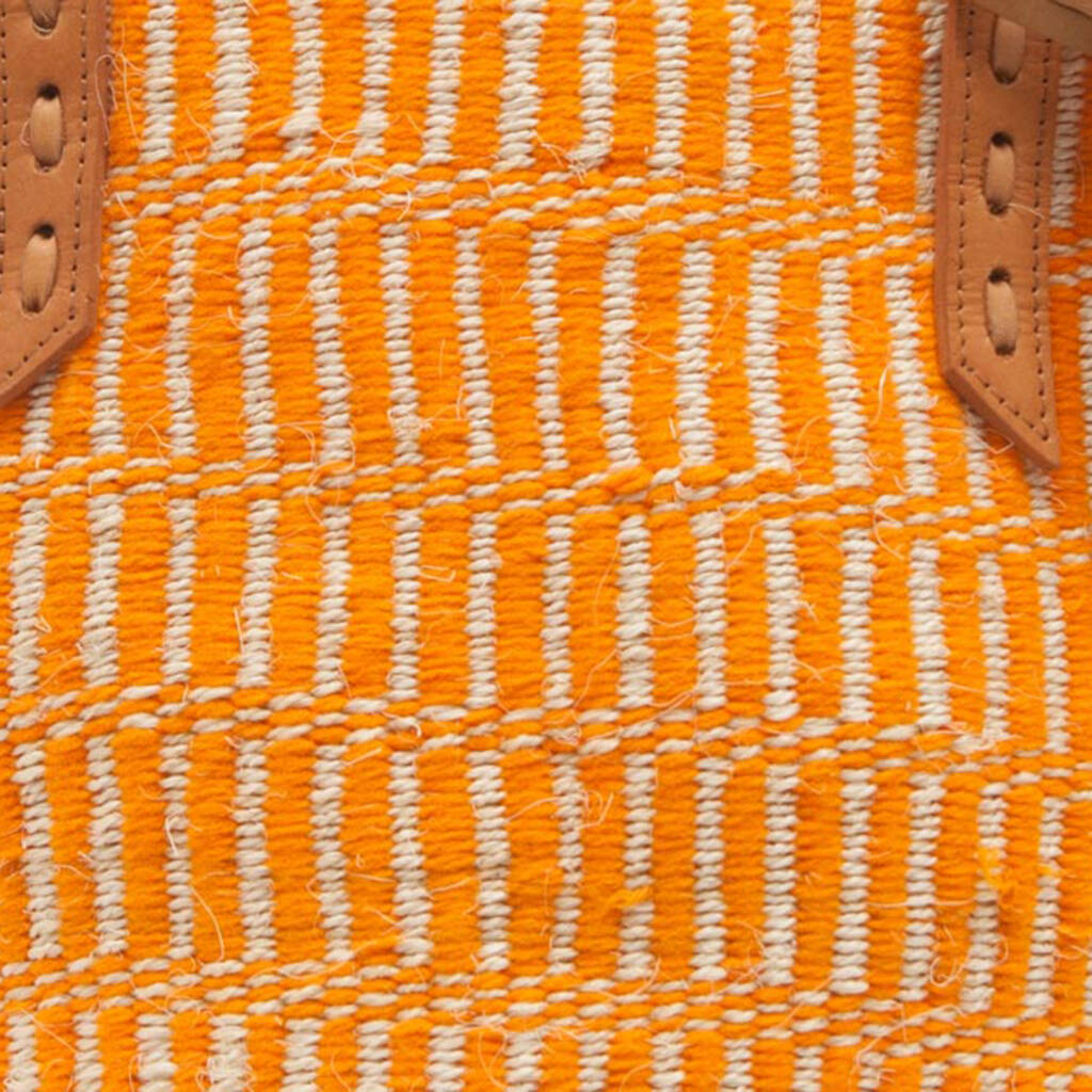 large orange tote