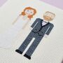 Melocharacters: Wedding Edition Custom Cross Stitch Kit, thumbnail 4 of 12
