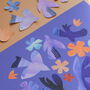 Abstract Bird And Flower Art Print, thumbnail 3 of 6