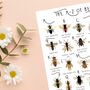 The A To Z Of Bees Print, thumbnail 5 of 6