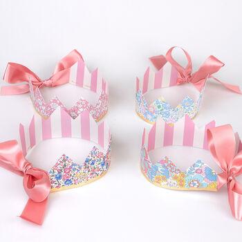 Liberty Multi Print Party Crowns Set Of Eight, 4 of 5