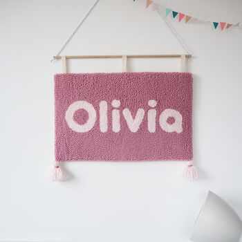 Personalised Custom Wall Hanging For Baby's Nursery, 5 of 6