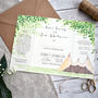 Personalised Tipi Wedding Invite, thumbnail 4 of 5