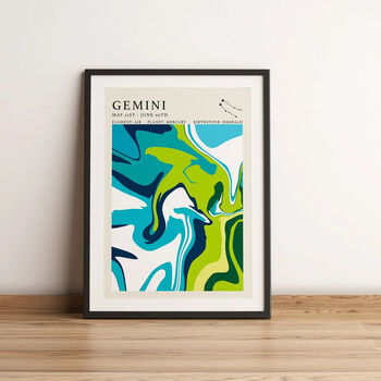 Gemini Astrology Print, 3 of 3