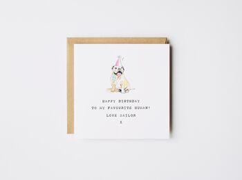 My Favourite Human Dog Card Corgi *Various Dog Breeds, 5 of 7