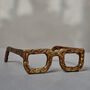 Elton Gold Glasses Sculpture, thumbnail 3 of 4