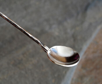 Coffee Spoon In Solid Sterling Silver, 5 of 7