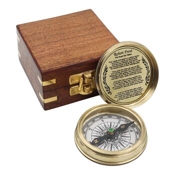 Personalised Brass 23rd Birthday 100 Year Calendar Compass, 6 of 12