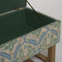 Bespoke Floral Fabric Storage Bench For Shoes, thumbnail 9 of 10