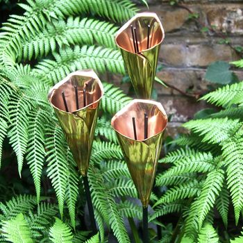 Copper Cala Lily Garden Sculpture, 6 of 12
