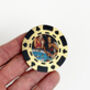 Personalised Poker Chip Brass Photo Coin Custom Message, thumbnail 2 of 5