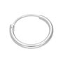 Sterling Silver 24 Ga Segment Hoop Nose Ring 12mm, thumbnail 3 of 4