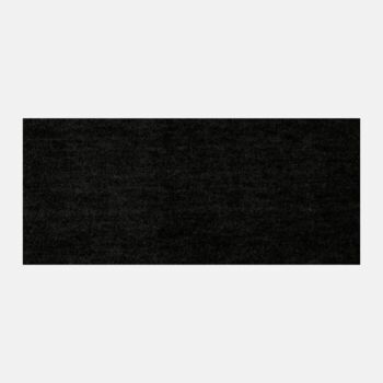 Washable Runner Doormat In Black, 4 of 4