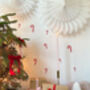Candy Cane Christmas Door/Wall Stickers, thumbnail 3 of 9