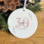 Personalised Birthday Ceramic Ornament Custom Name And Age, thumbnail 4 of 4