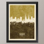 Coventry Skyline Print And Box Canvas, thumbnail 6 of 6