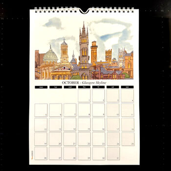 2026 Glasgow Calendar, 11 of 12