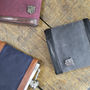 Leather And British Waxed Canvas Hip Flask, thumbnail 5 of 6