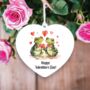Personalised Frog Valentine's Couple Gift, thumbnail 1 of 2