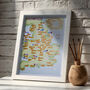 Personalised Scratch Off UK 92 Football Grounds 2026 2027 Season Print, thumbnail 3 of 12