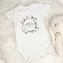 Happy First Mother's Day Eucalyptus Babygrow, thumbnail 1 of 5