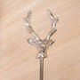 Silver Stag Head Candle Snuffer, thumbnail 4 of 9