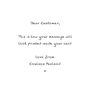 Friendship Quotes Greeting Card For Besties, thumbnail 6 of 9