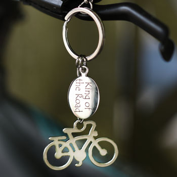 Personalised Cyclist Keyring, 2 of 2